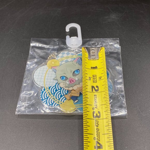 Demon Slayer Kimetsu no Yaiba Inosuke Hashibara Chibi Bag Acrylic Charm - Picture 7 of 7